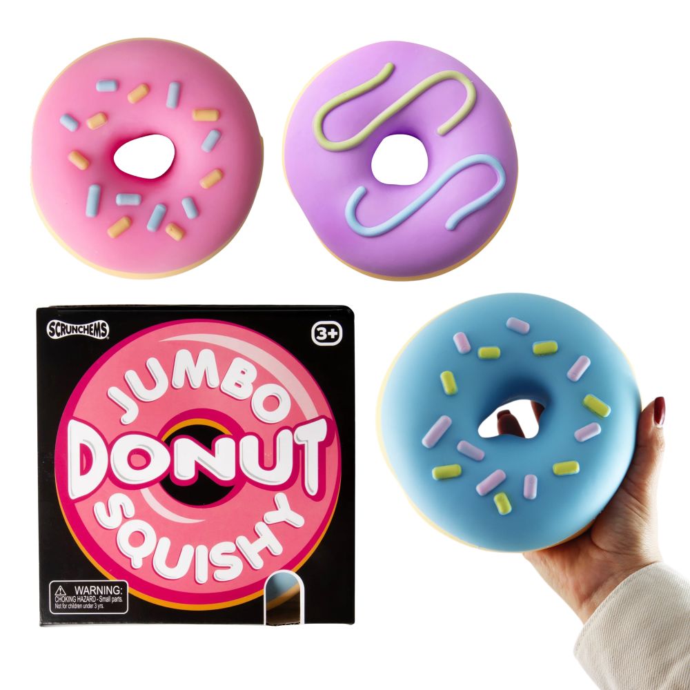 Scrunchems Squishy Jumbo Donut - PREORDER Landing October