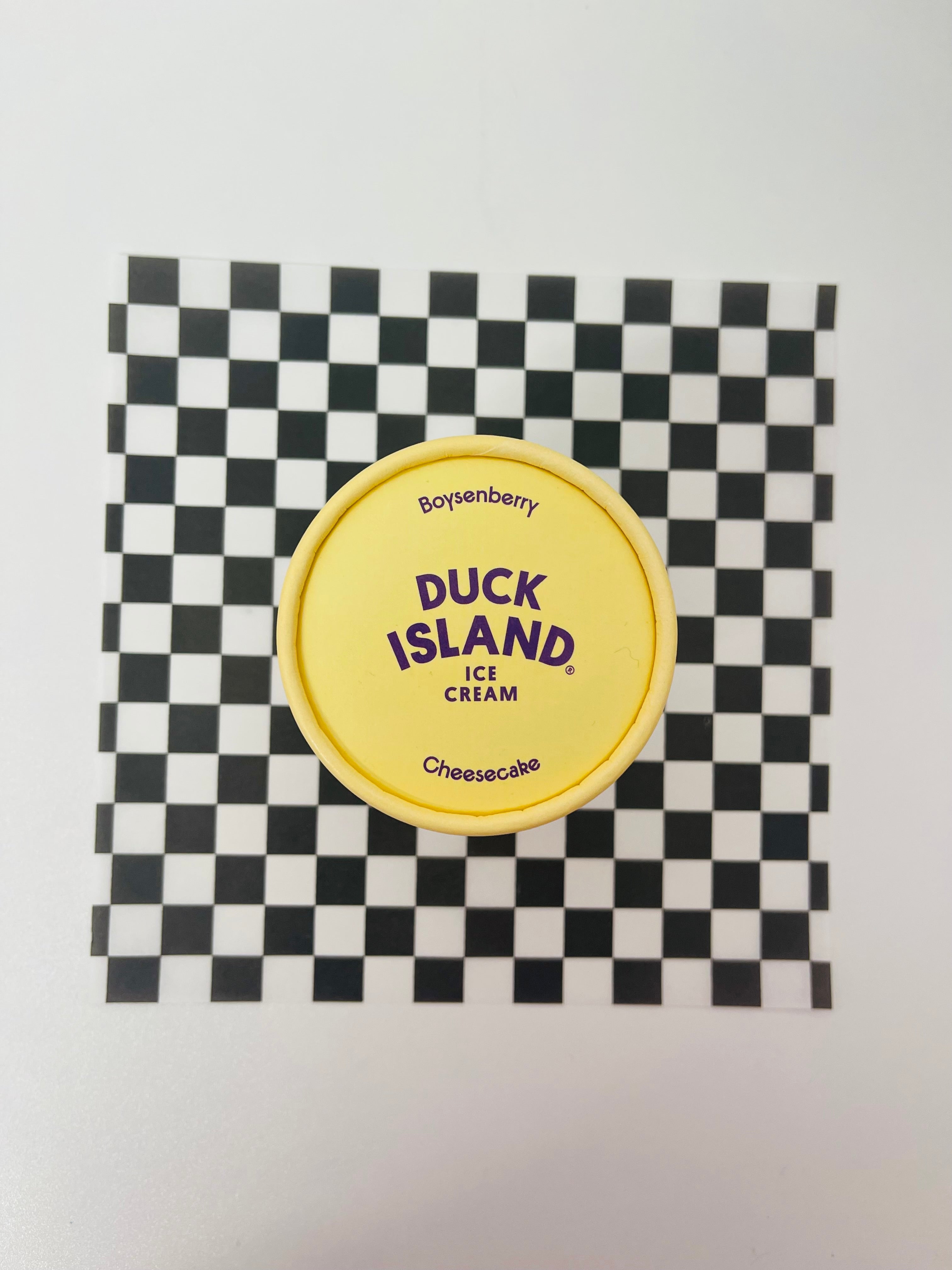 Boysenberry Cheesecake - Duck Island Ice Cream Pottle 120ml