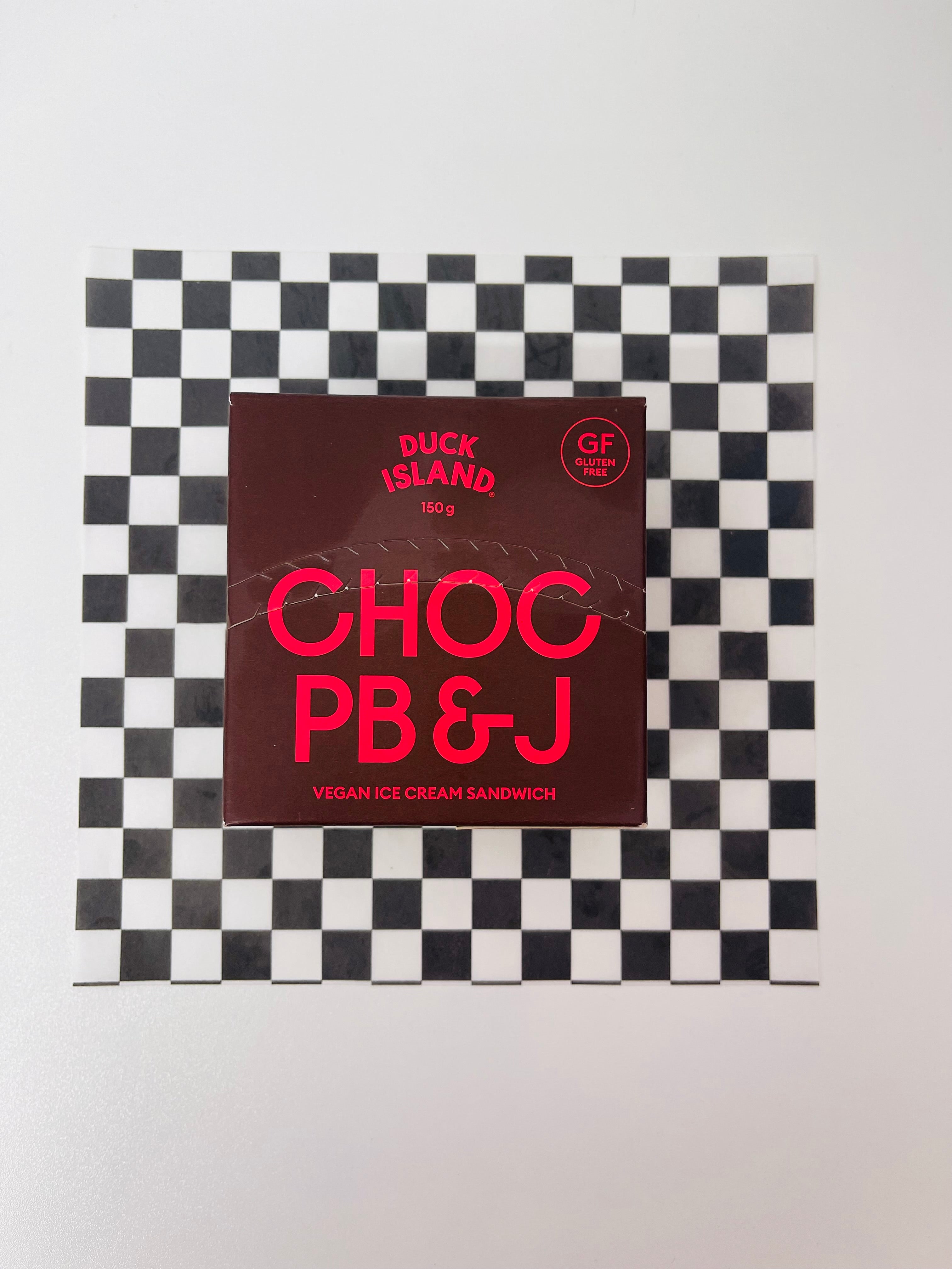 Choc PB & J - Duck Island Ice Cream Sandwich 120g