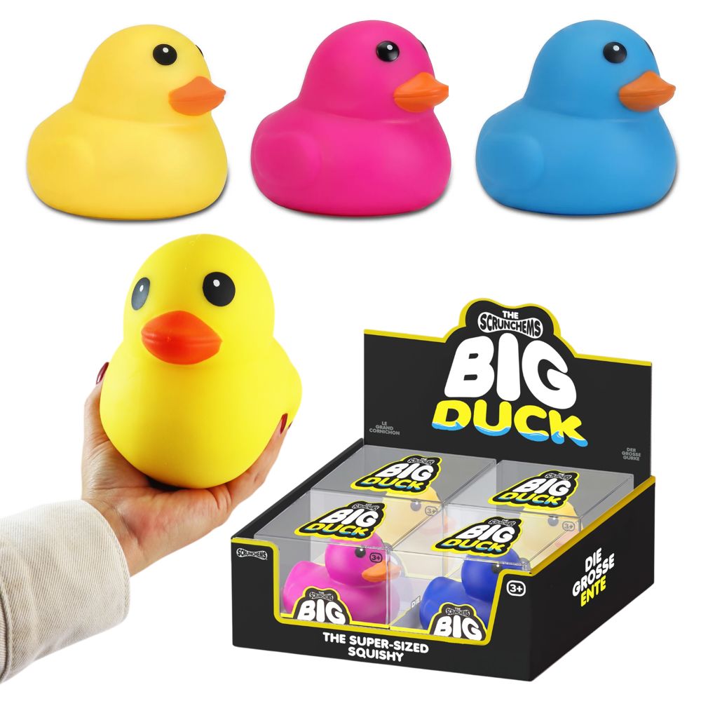 Scrunchems Jumbo Squishy Duck - PREORDER Landing October
