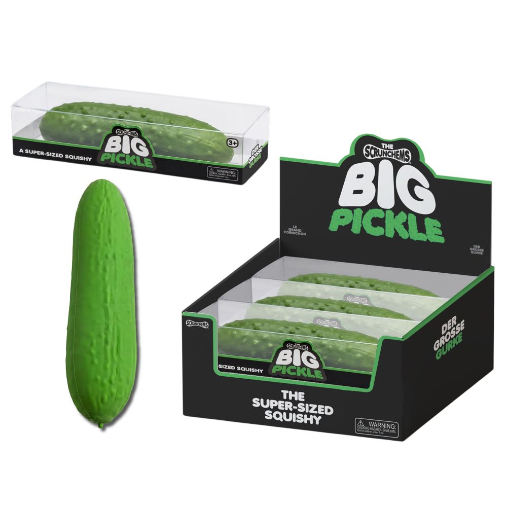 Scrunchems Jumbo Squishy Pickle 29cm - PREORDER Landing October
