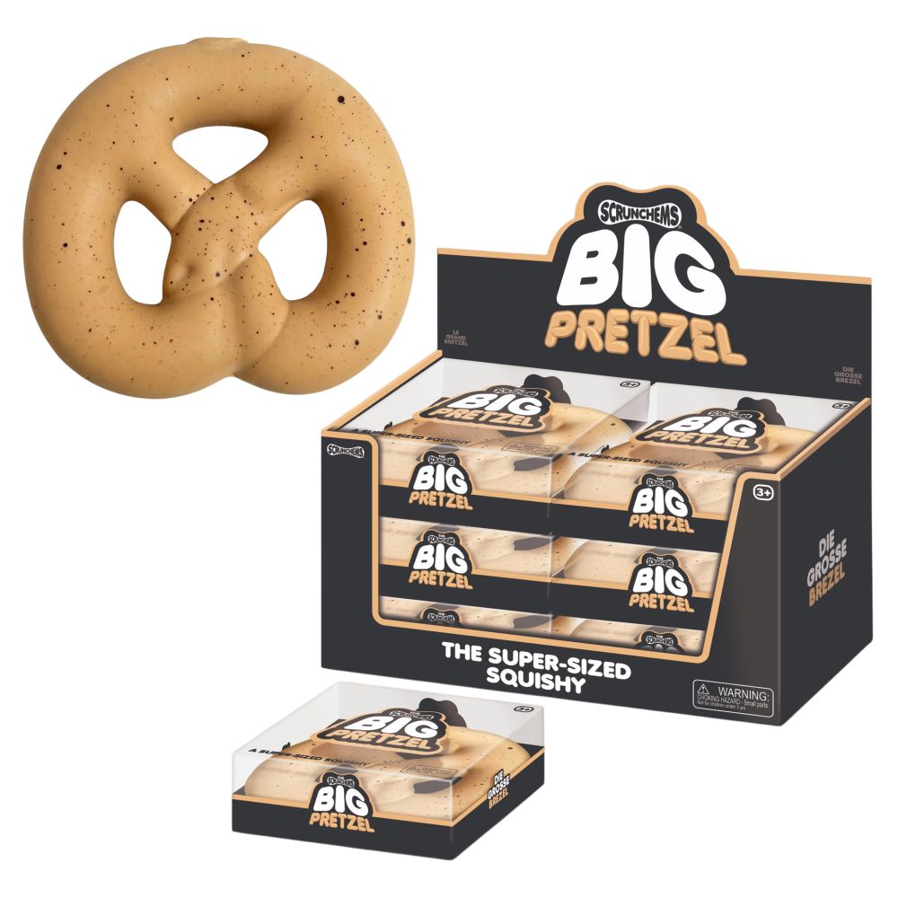 Scrunchems Jumbo Squishy Pretzel - PREORDER Landing October