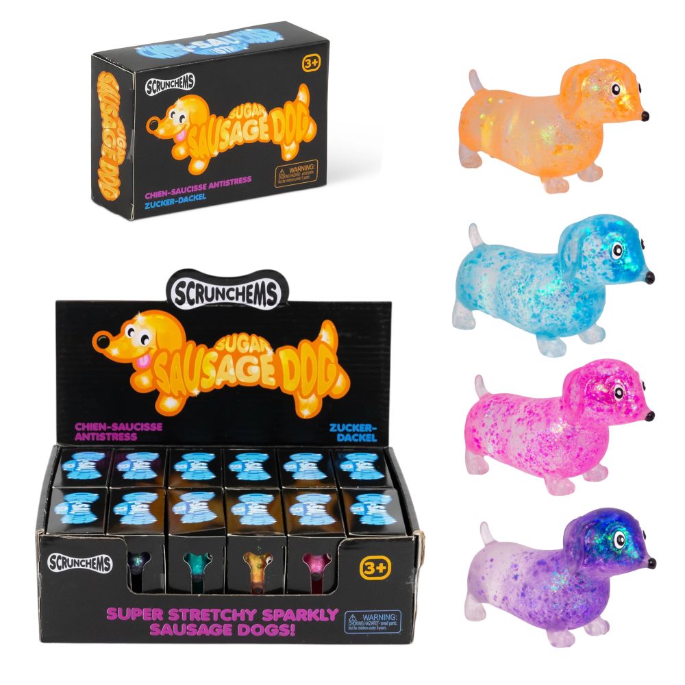 Scrunchems Sugar Sausage Dog - PREORDER Landing 1 July