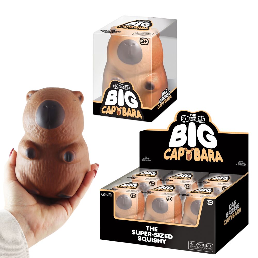 Scrunchems Squishy Jumbo Capybara - PREORDER Landing October